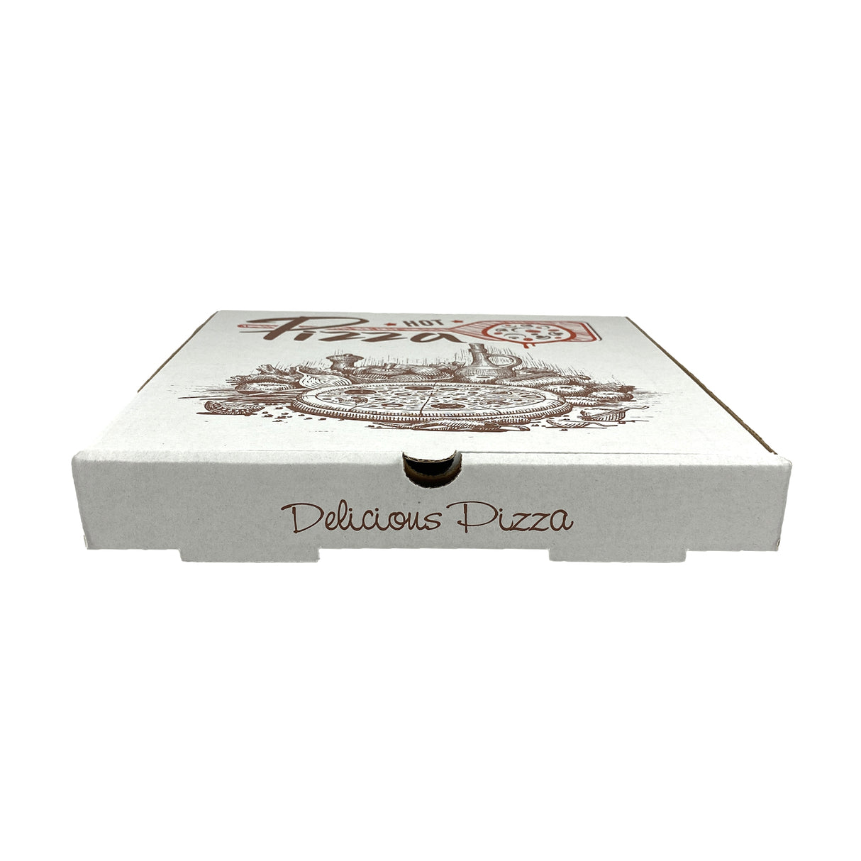 Cutie pentru pizza, alba 25x25 cm, (100 buc/set)