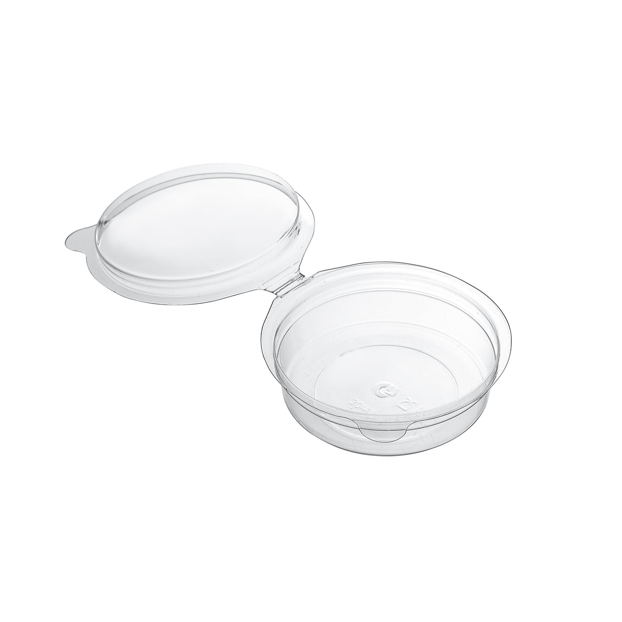 Sosieră cu capac atașat PP, 30ml, 50 bucăți/ set