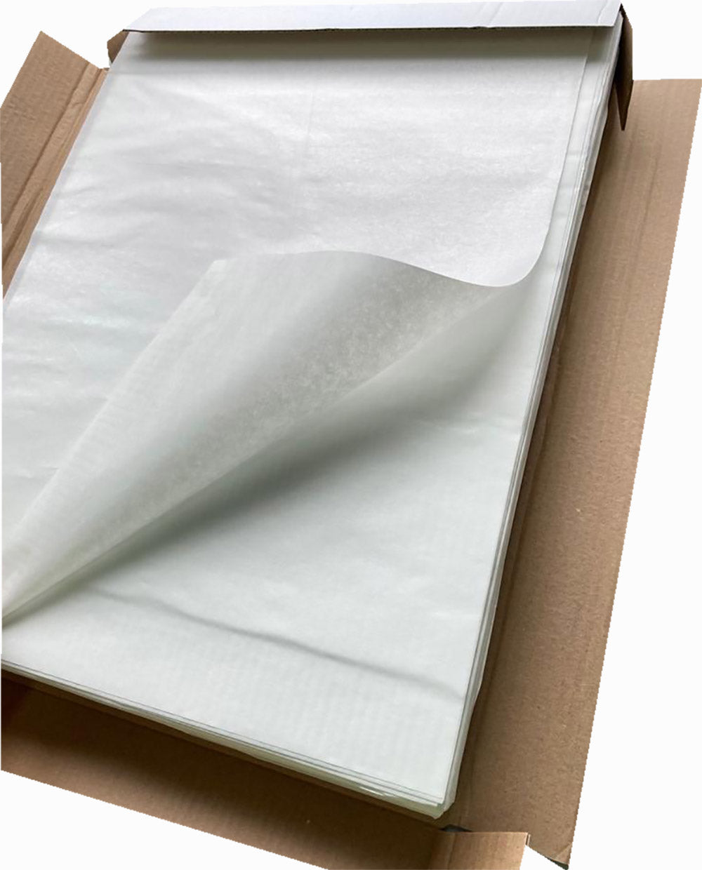 Hârtie pentru ambalarea alimentelor, alb, mătase și polietilenă, 37x50 cm, 10kg