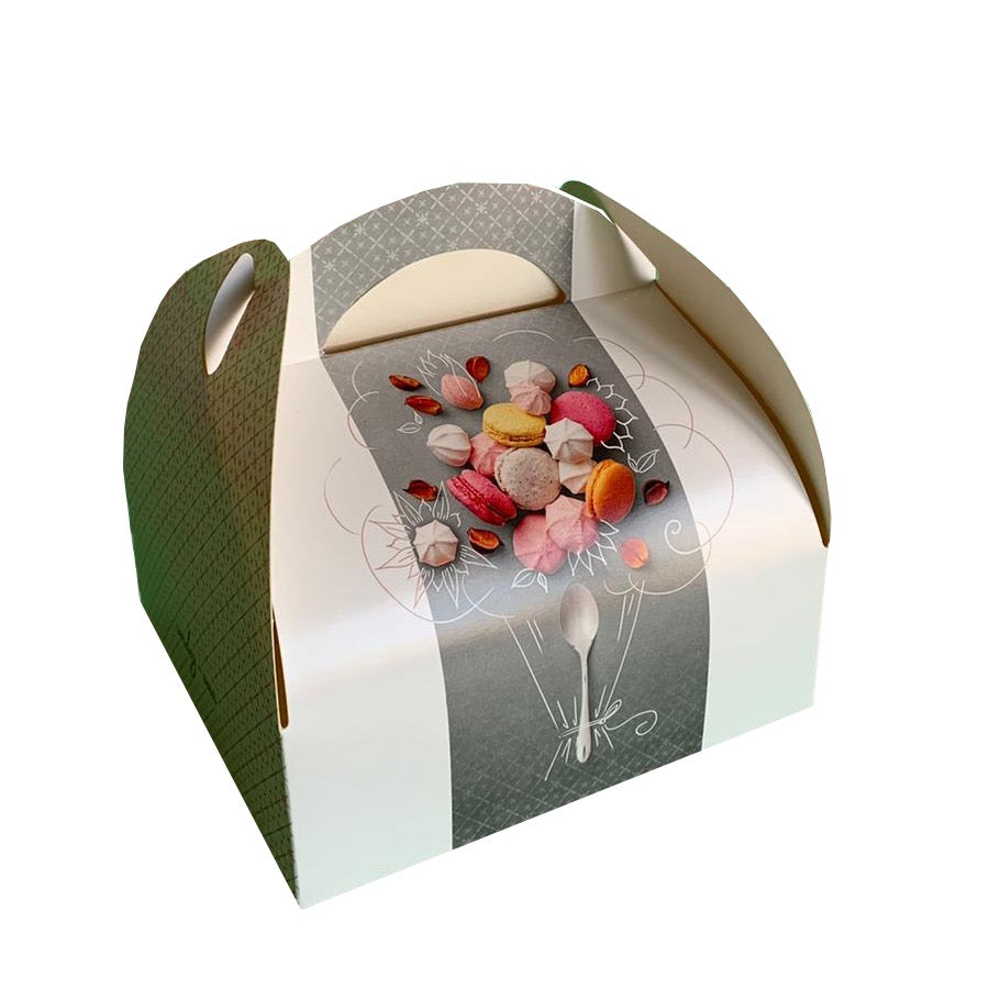 Cutie pentru tort, REVO, cu capac atașat, 17x15,5x5,5cm