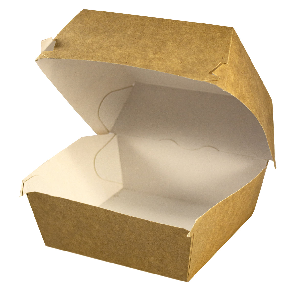 Burger box, din carton, 13x13x10 cm, L