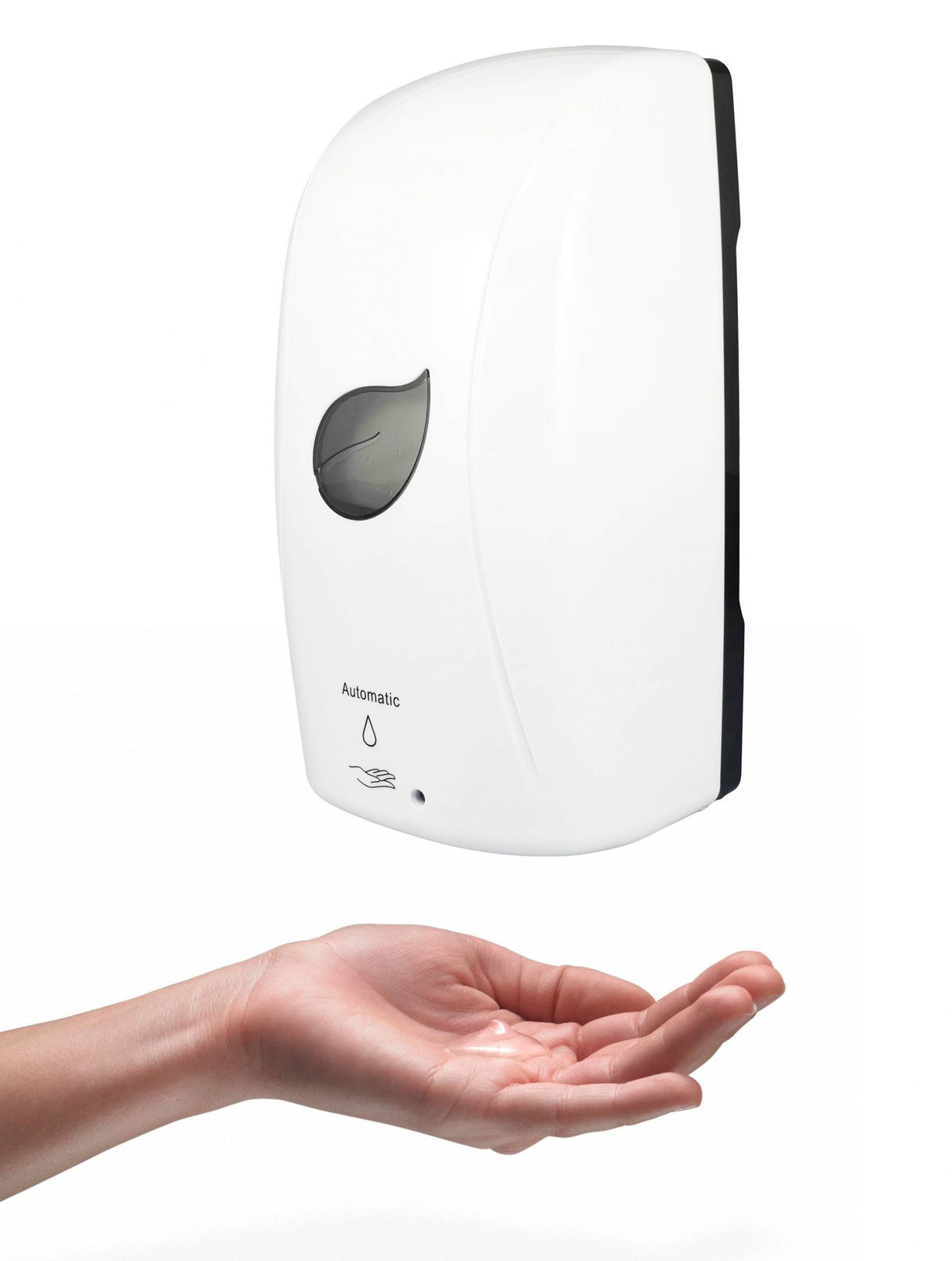 Dozator automat cu recipient reincarcabil de 1000 ml pentru dezinfectant sau sapun lichid, dispenser cu senzor de proximitate