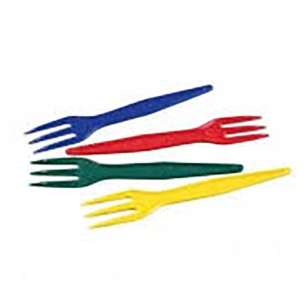 Furculite aperitiv, Plastic PET, Multicolor, (1000buc/set)