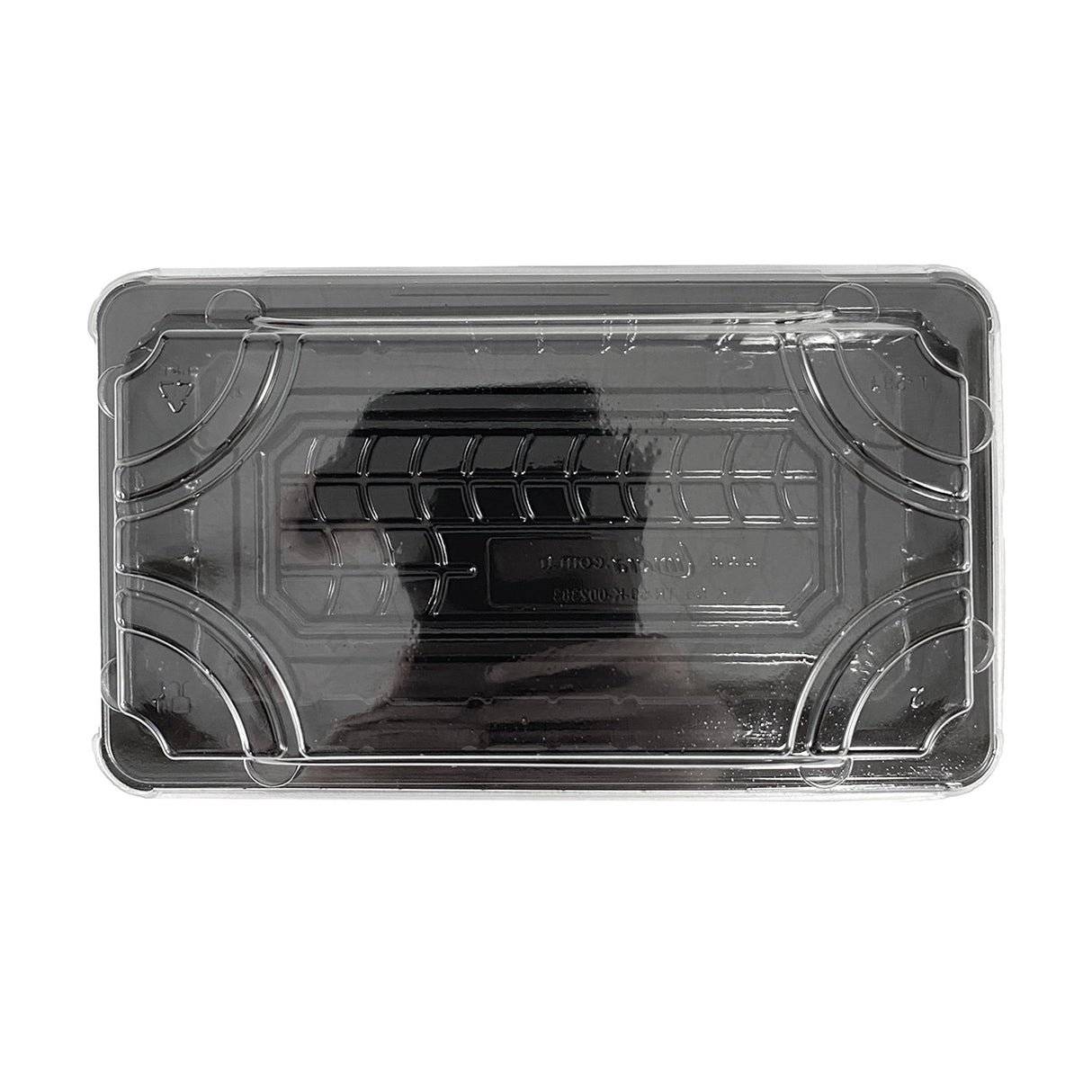 Caserola pentru sushi cu capac transparent, 16x9 cm, (100 buc/set)
