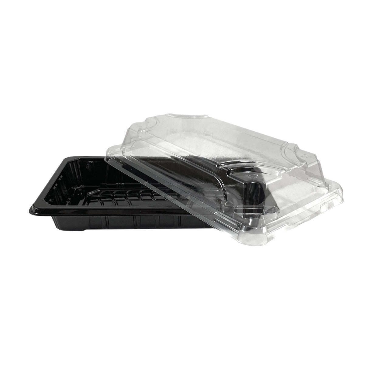 Caserola pentru sushi cu capac transparent, 16x9 cm, (100 buc/set)