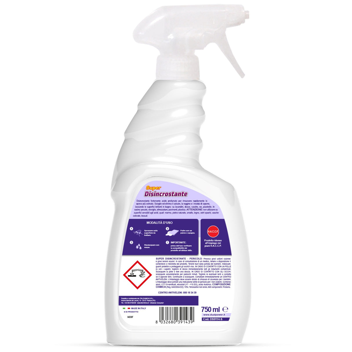 Solutie anticalcar, Dual Power Super Disincrostante, 750 ml