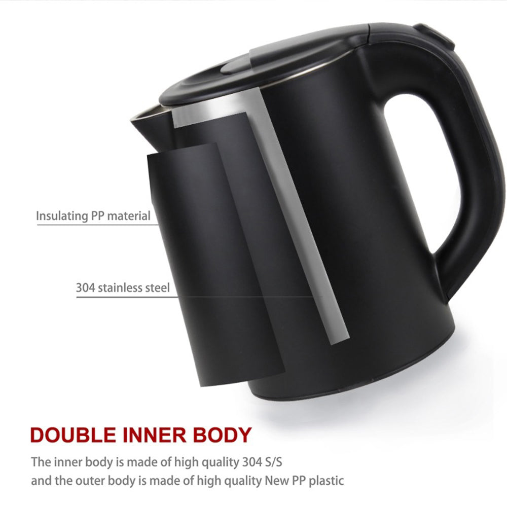 Cană fierbător electric, inox, Prokettle, 0,8 L, negru