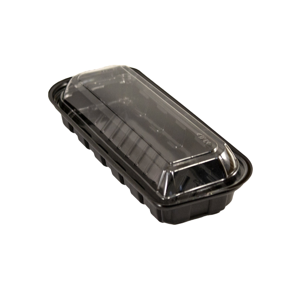 Caserolă cu capac transparent, negru, 500 cc, (50buc/set)