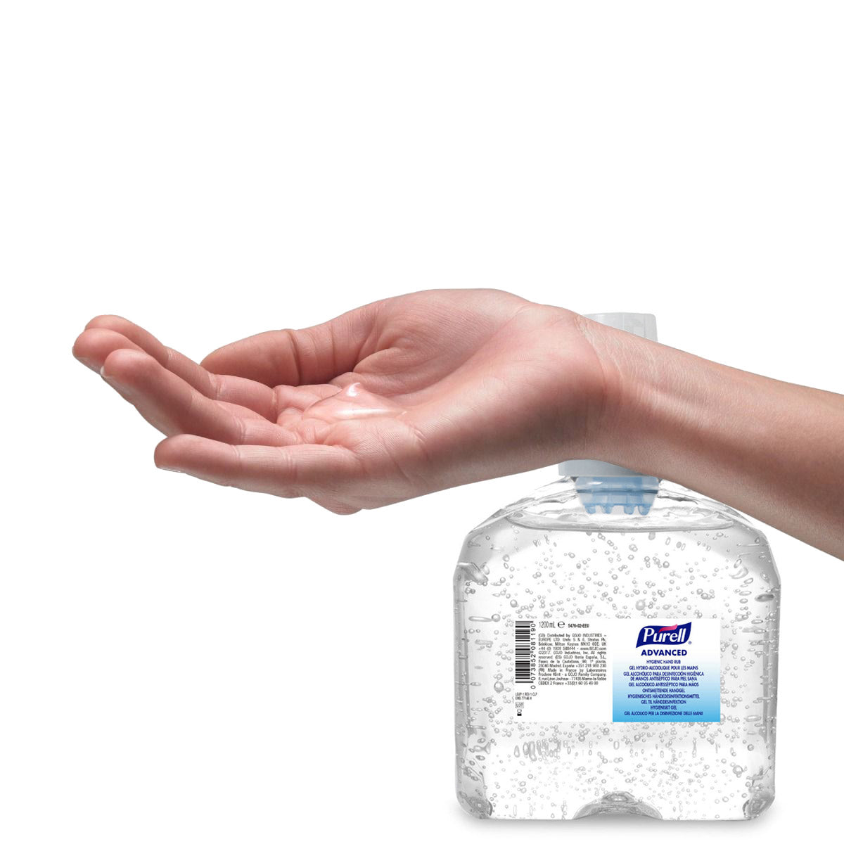 Gel dezinfectant biocid profesional - rezerva TFX PURELL 1200 ml avizat ca biocid