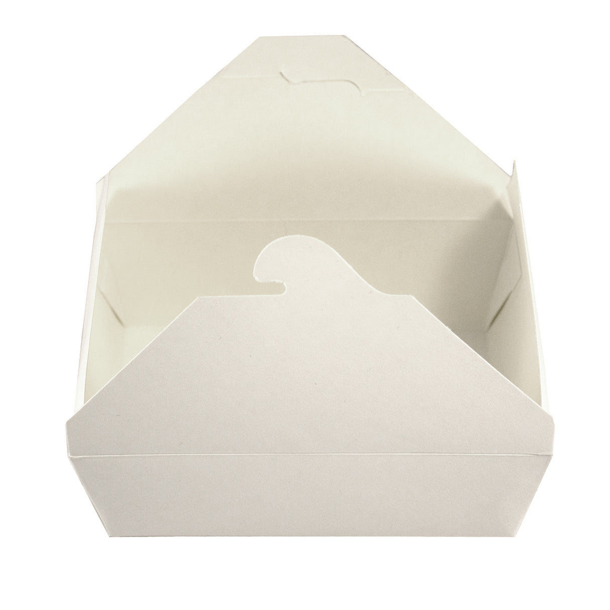 Cutie pentru meniu, alb, 4 clapete, 1000cc, 13x8x6 cm, (50buc/set)