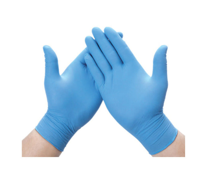 Manusi nitril albastre, nepudrate, M, medicale, (200 buc/set)