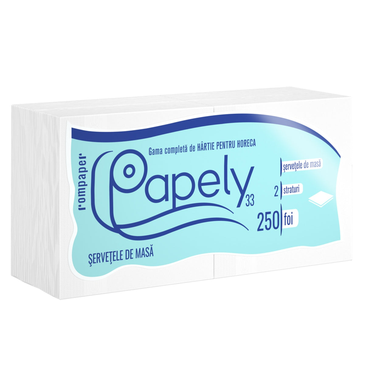 Servetele Papely, 2 straturi, 33x33 cm, (250buc/set)