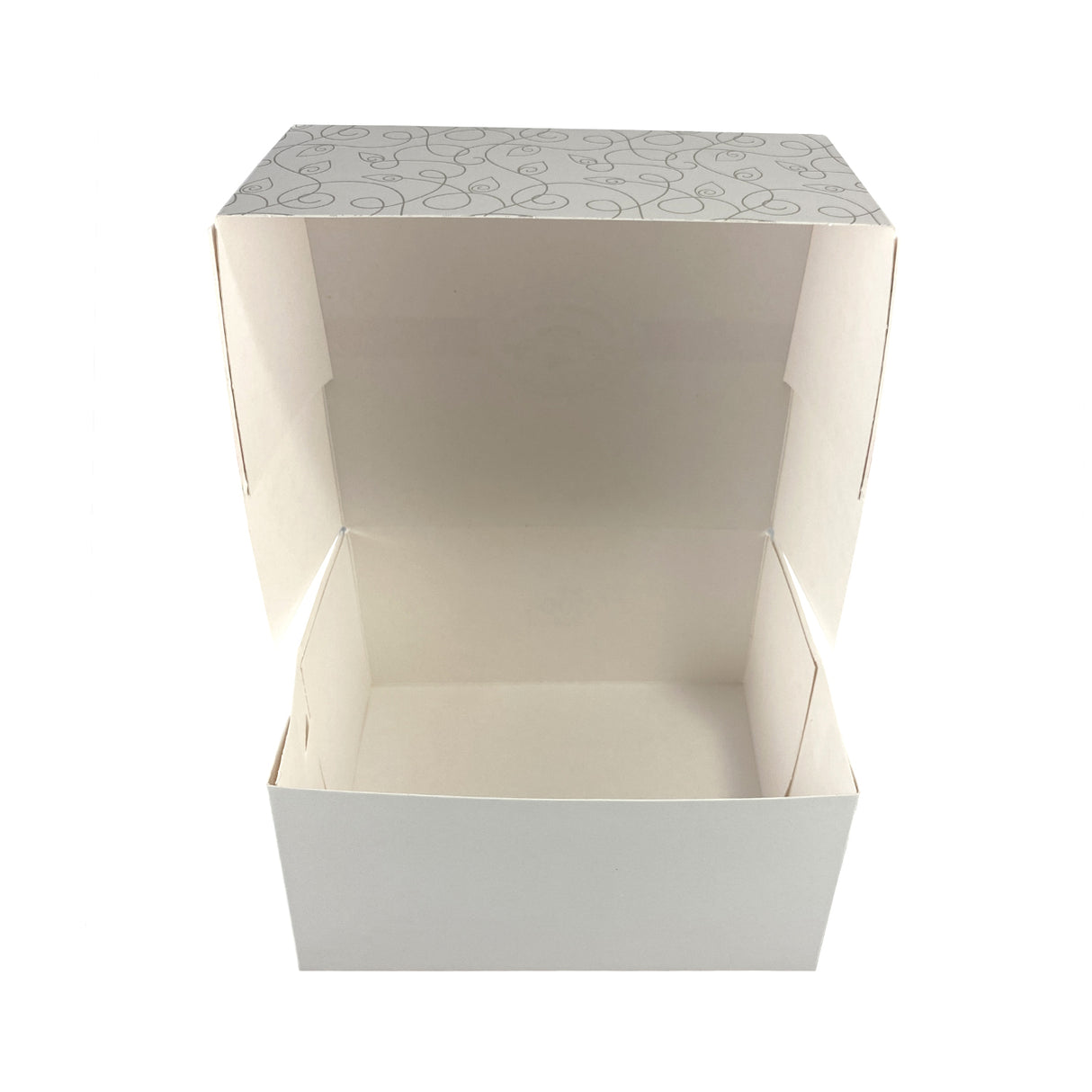 Cutie pentru prăjituri, Diamond, alb, 16x14x8 cm