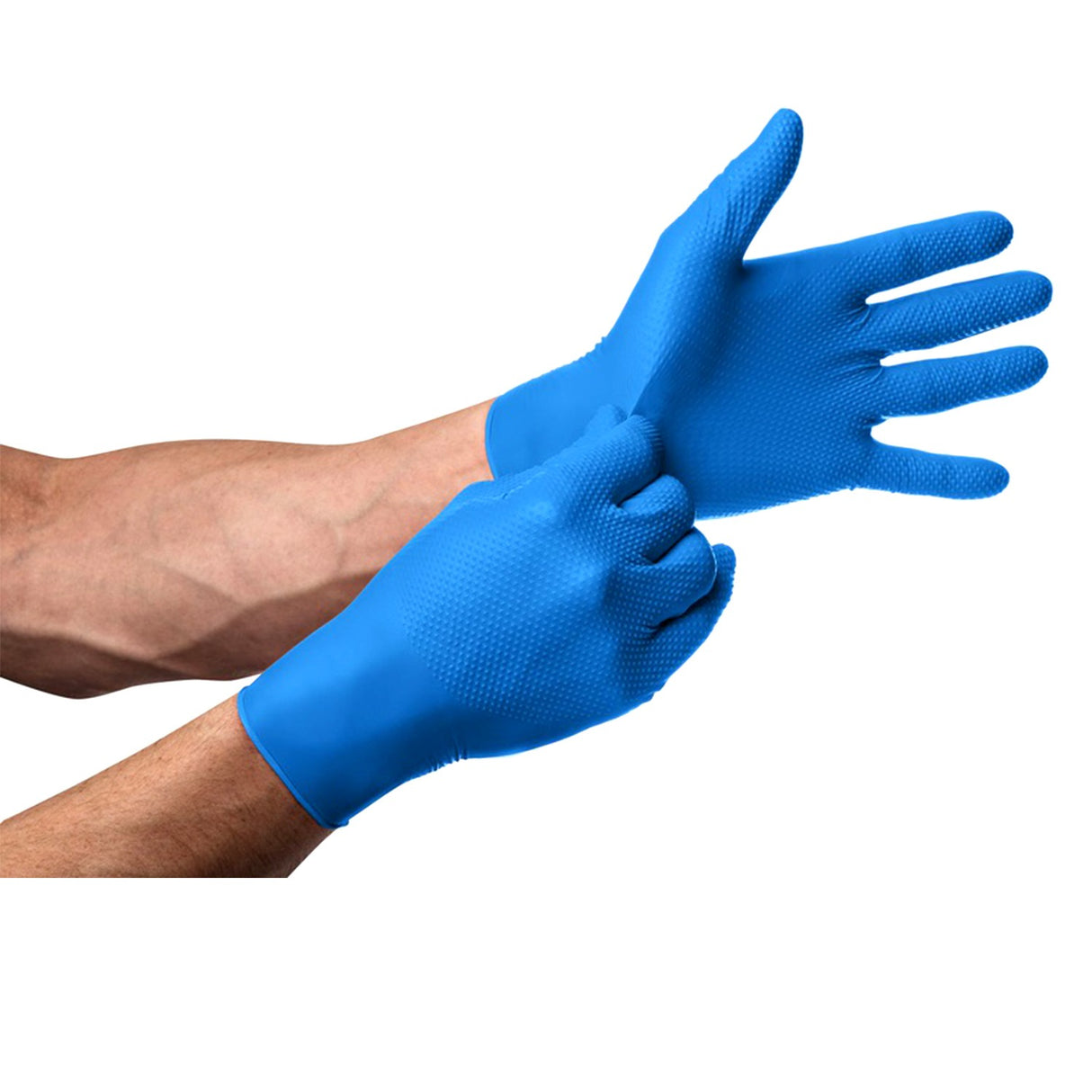 Manusi nitril GoGrip albastre masura S, (50buc/set)