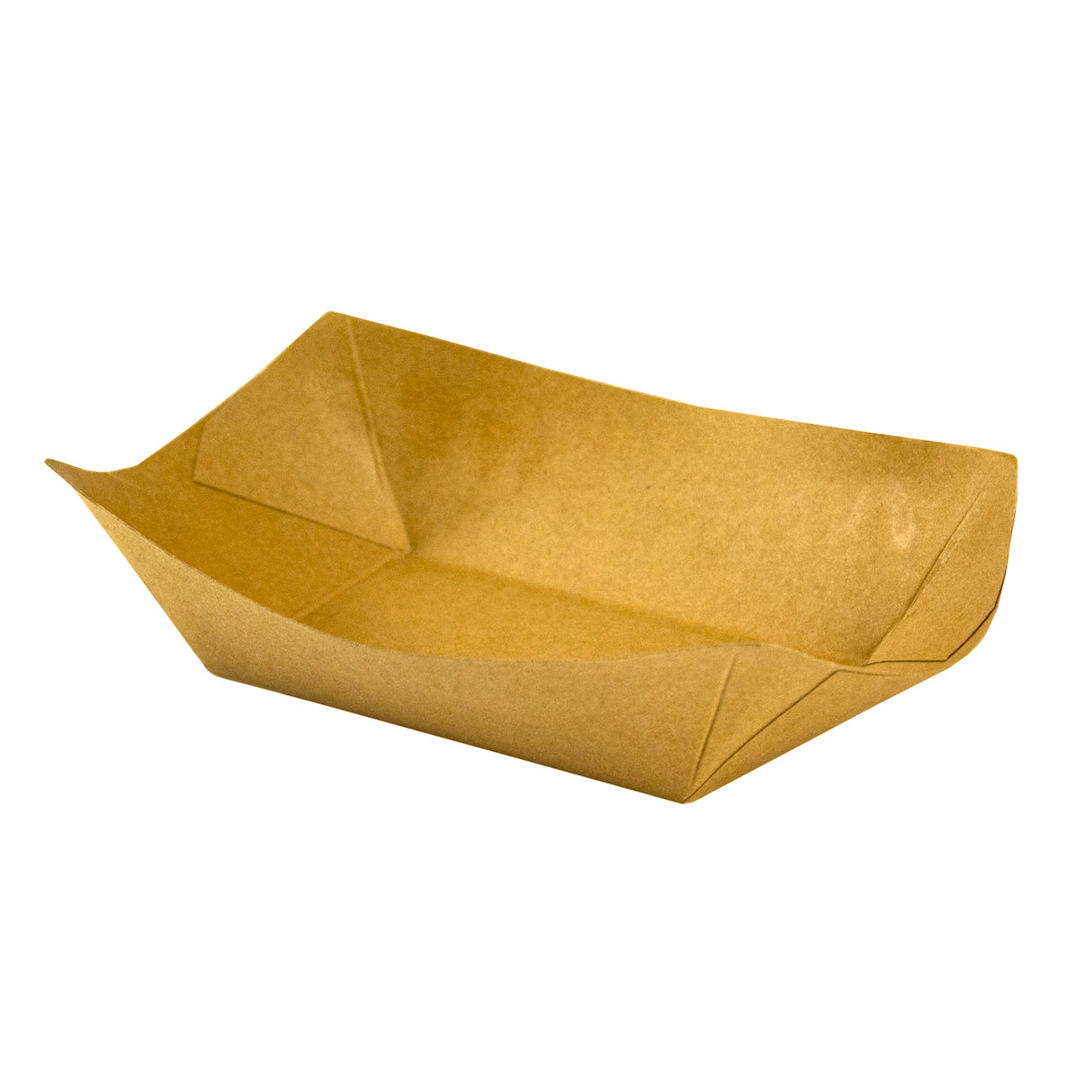 Cutie pentru catering, bărcuță, kraft, 200cc, S, (250 buc/set)