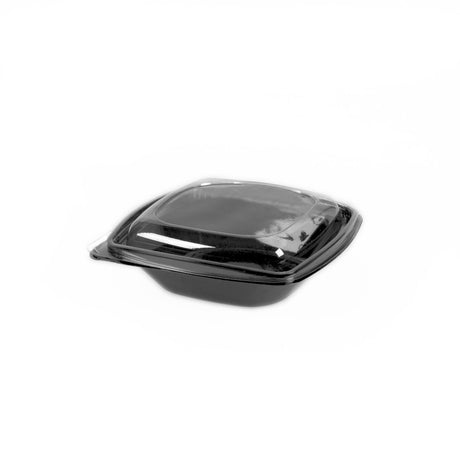 Caserolă pentru catering neagra, cu capac transparent, 750cc, (50buc/set)