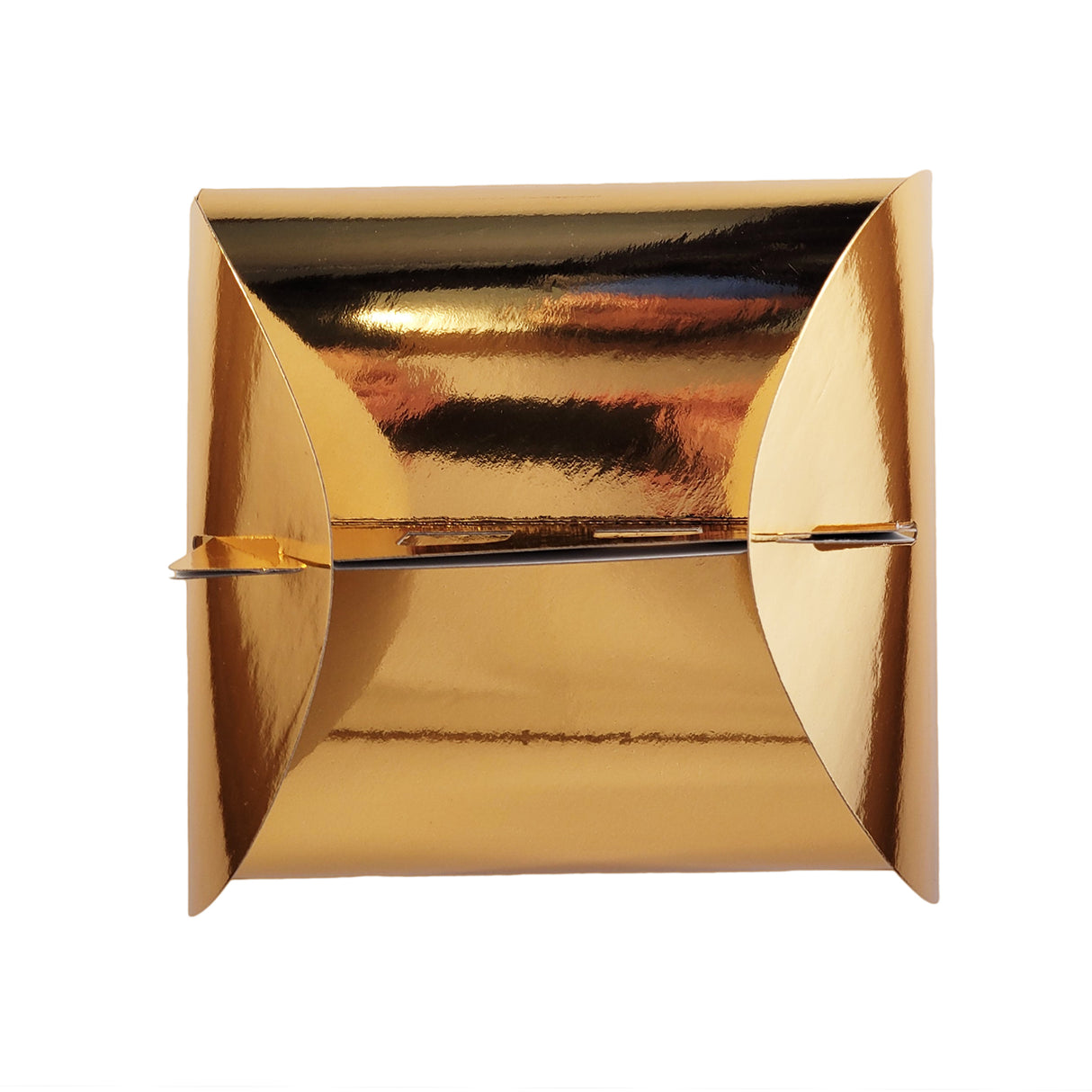 Cutie pentru tort, aurie, 20x20x12.5cm