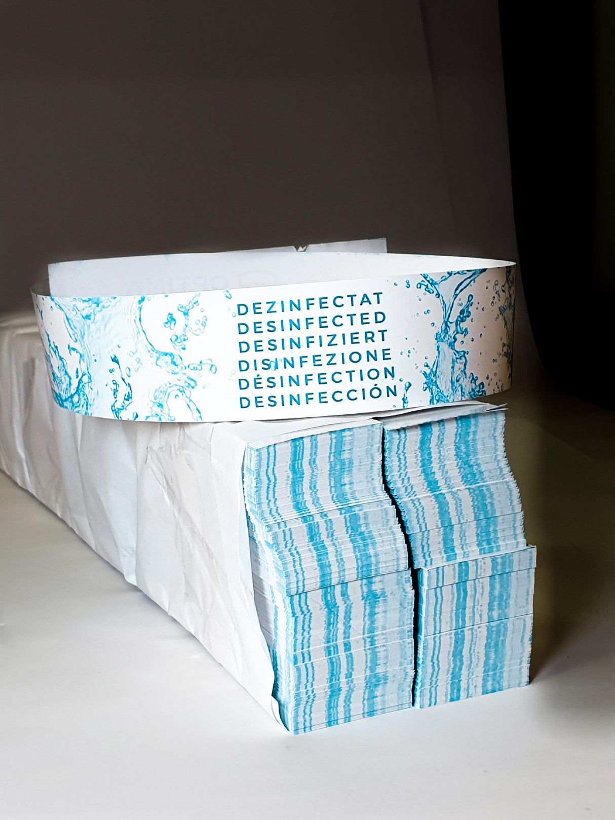 Benzi igienice rola din hartie lucioasa, premium, hartii sanitare dezinfectante, (500buc/set)