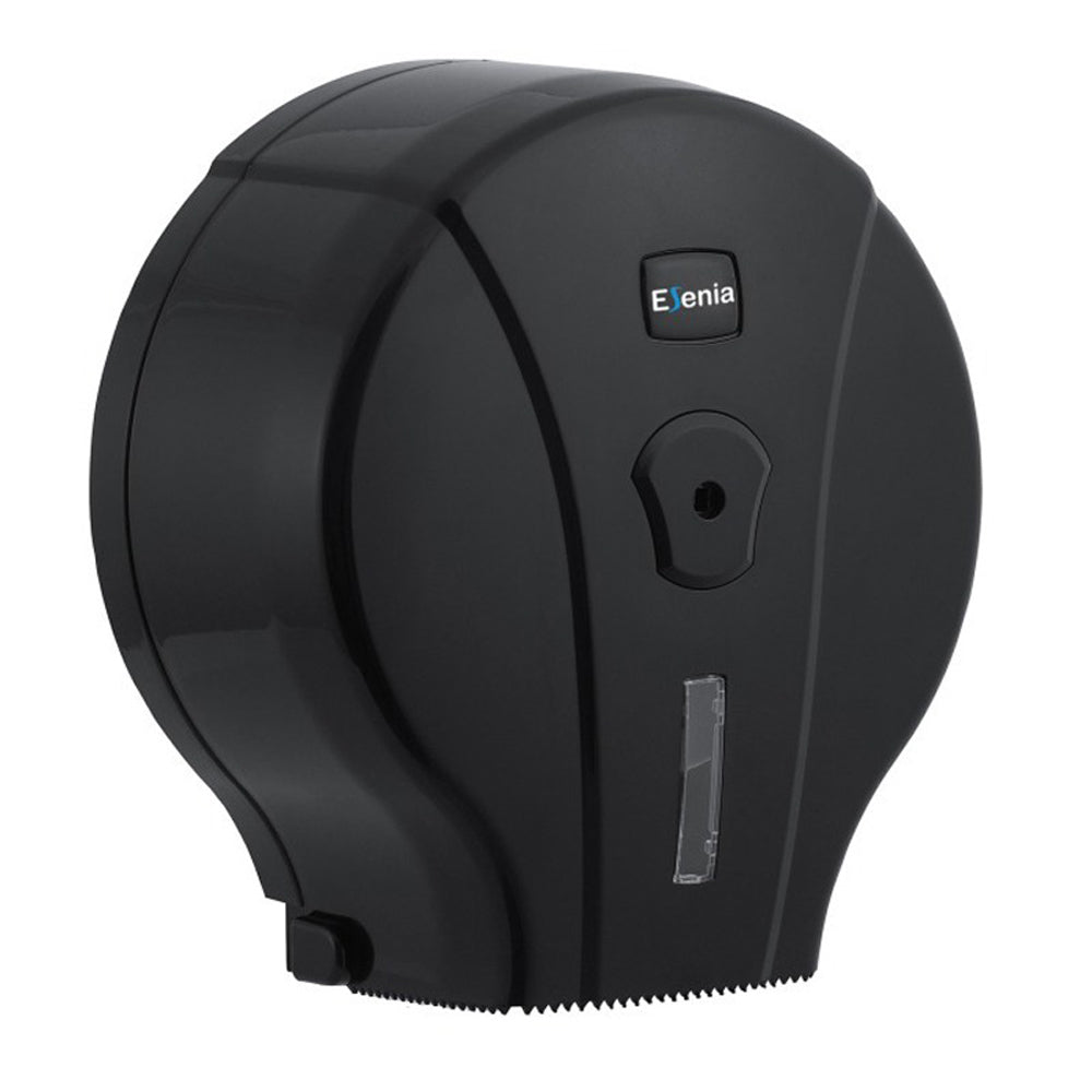 Dispenser hârtie igienică, Mini Jumbo, Esenia, ABS, negru