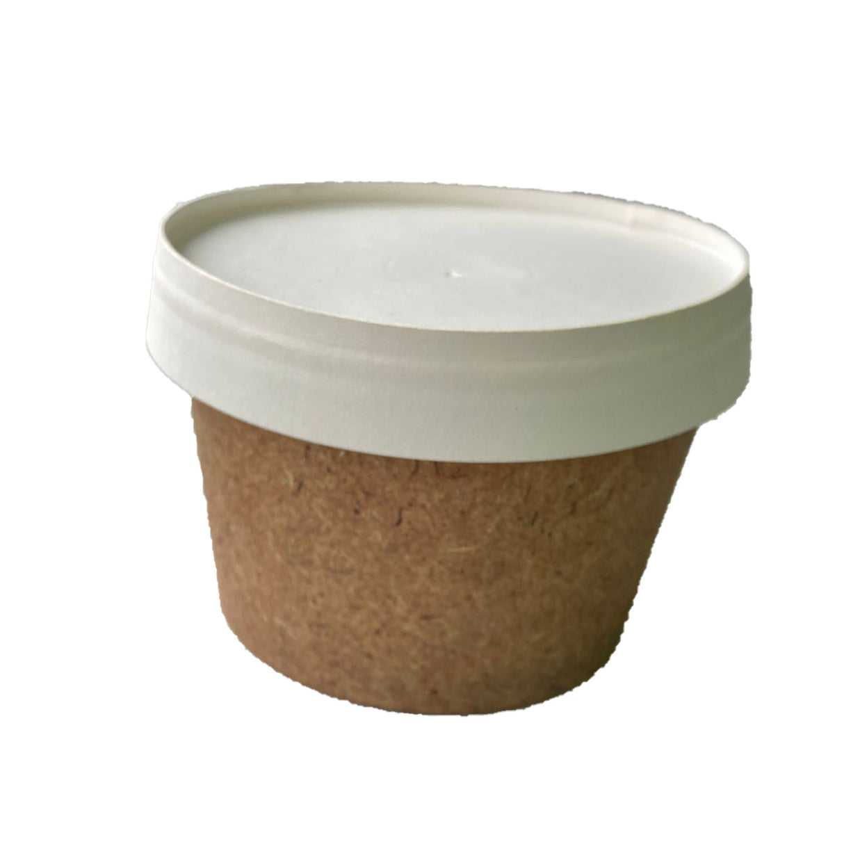 Bol pentru supa, din carton, cu capac alb, 500cc, (80 buc/set)