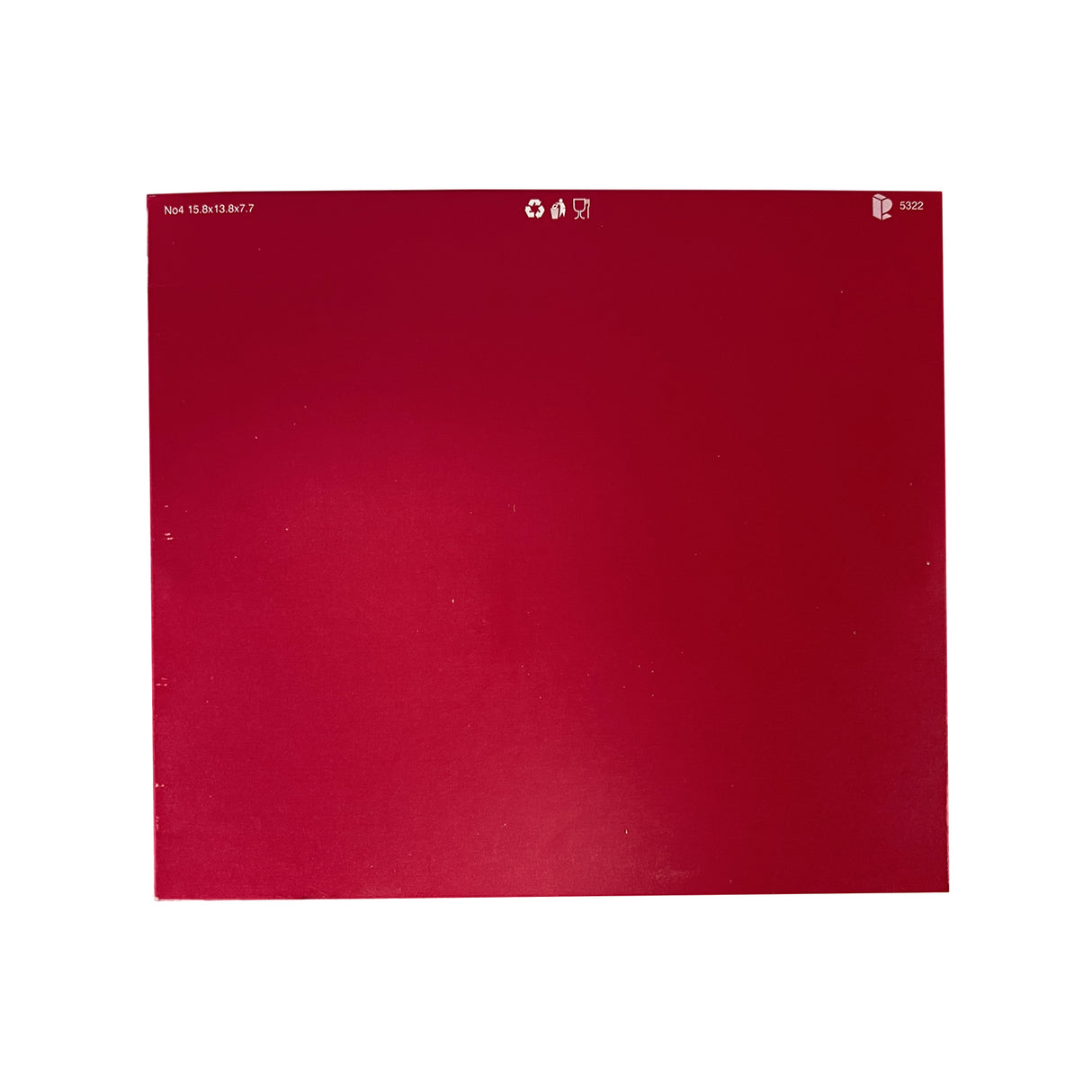 Cutie pentru prăjituri, Diamond, alb, 16x14x8 cm