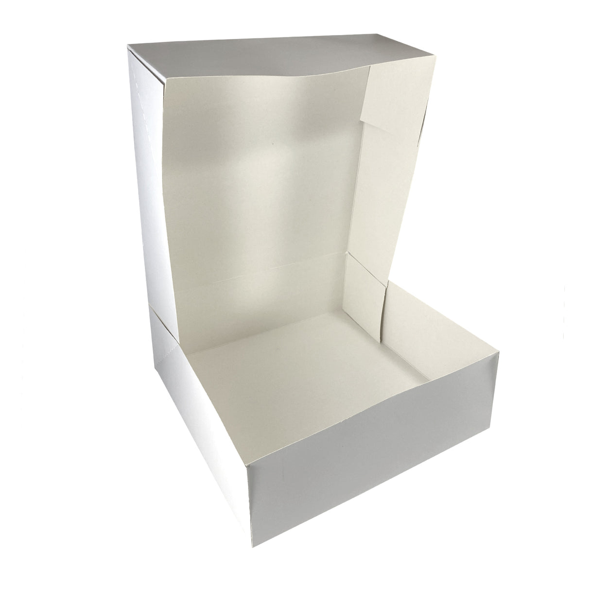 Cutie pentru prăjituri, BLANC, cu capac atașat, 29x29x10 cm