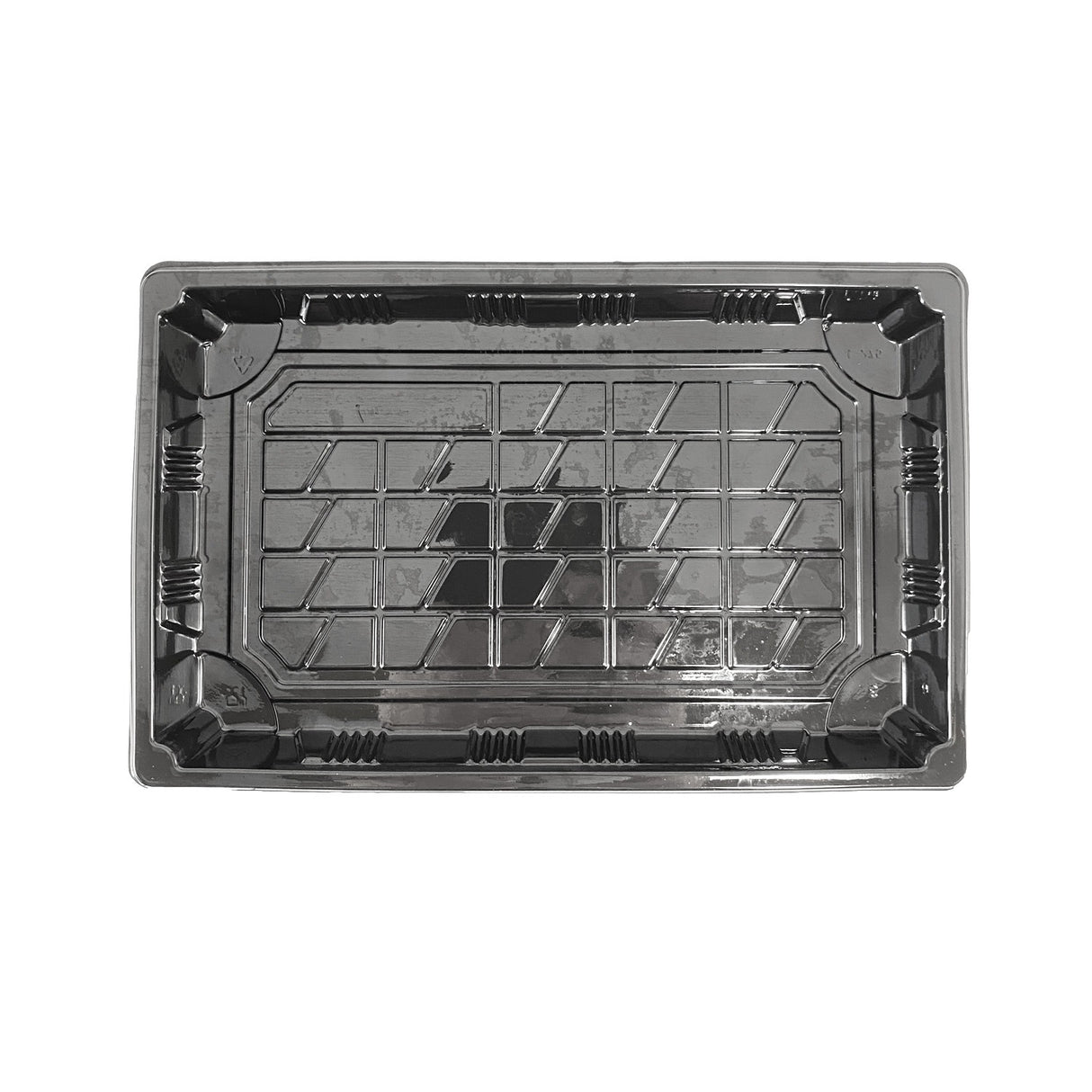 Caserola pentru sushi cu capac transparent, 21x13 cm, (100 buc/set)