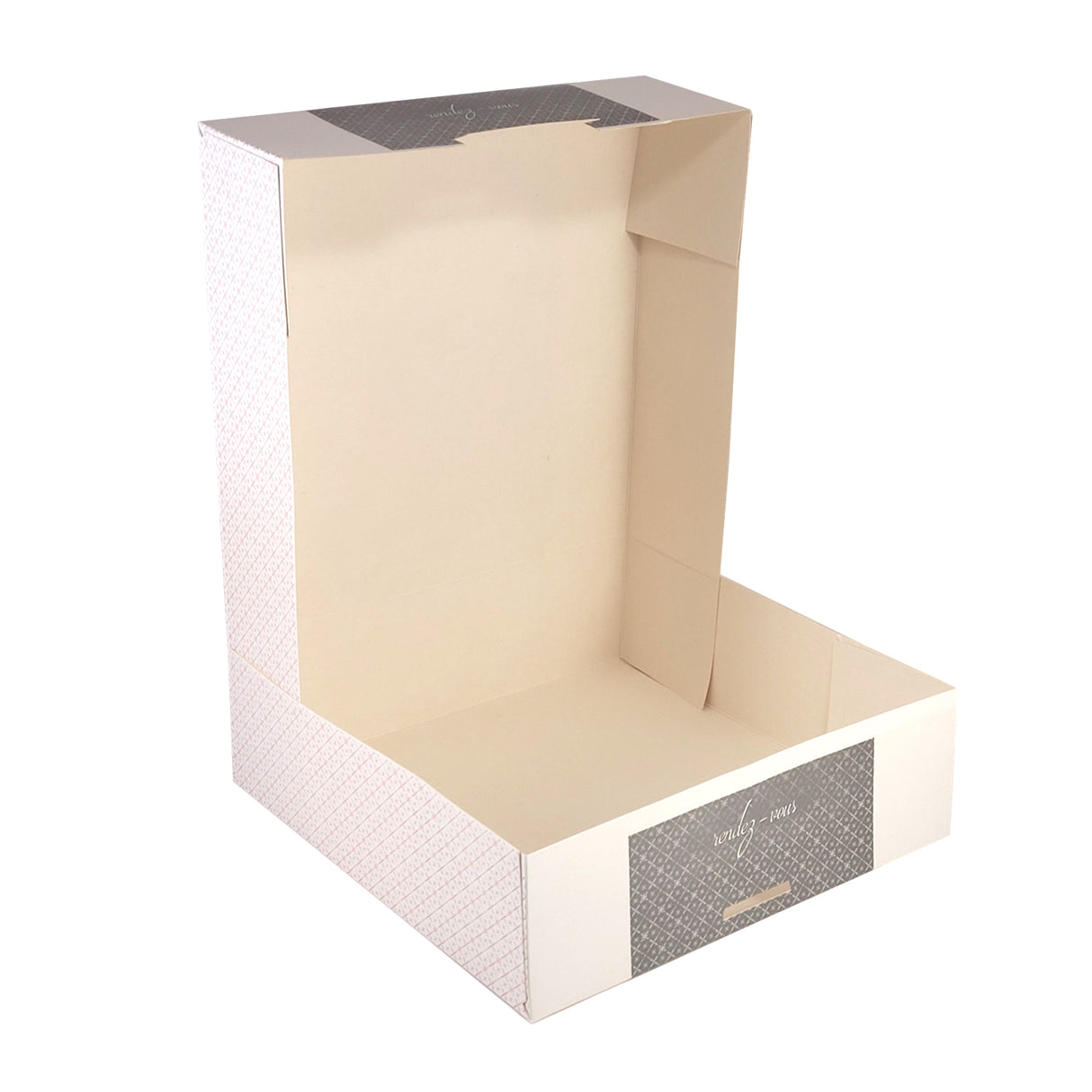 Cutie pentru prăjituri Rendez Vous, cu capac atașat, 25x25x8cm