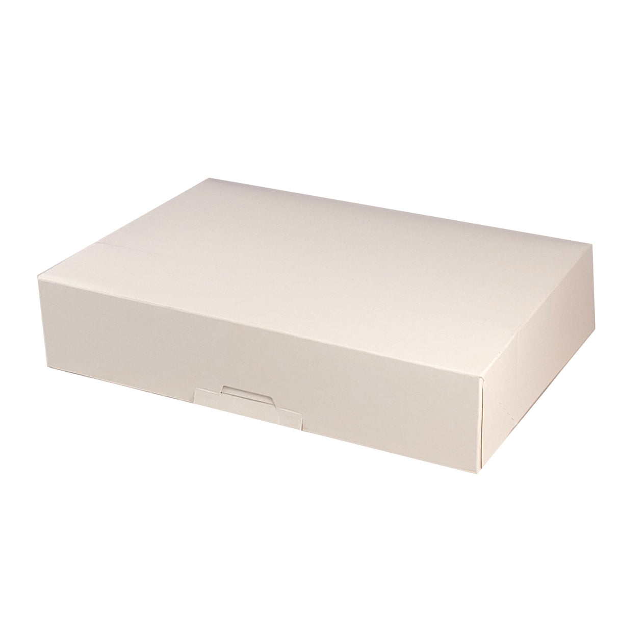 Cutie pentru prăjituri, BLANC, cu capac atașat, 28x20x6cm