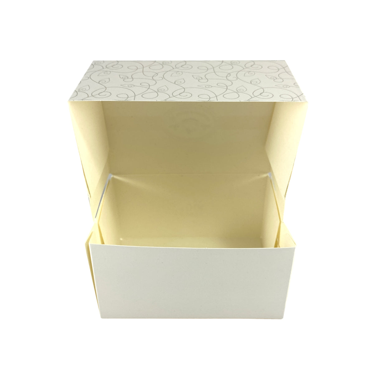 Cutie pentru prăjituri, Diamond, alb, 14x10x7,5 cm