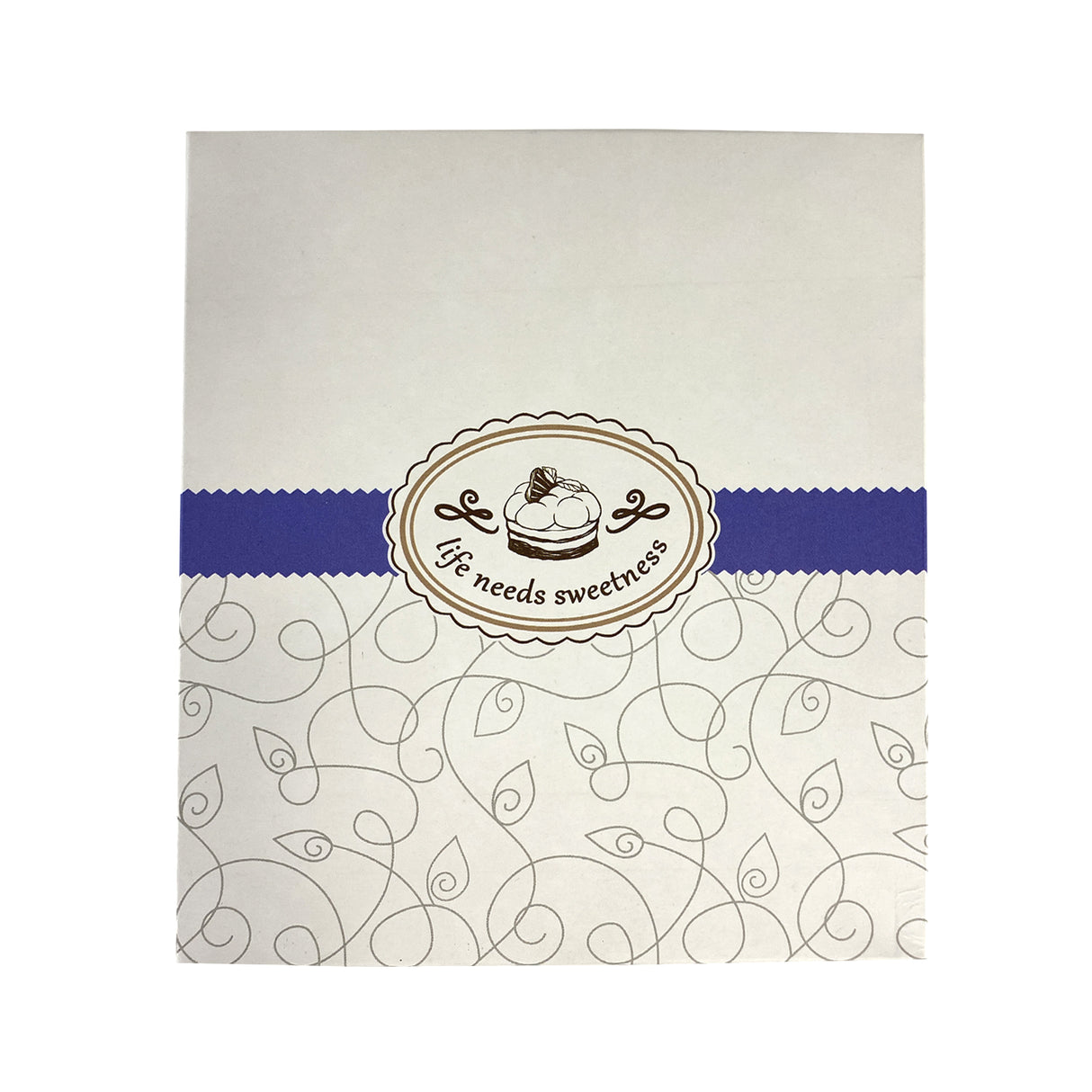 Cutie pentru prăjituri, Diamond, alb, 26x26x8 cm