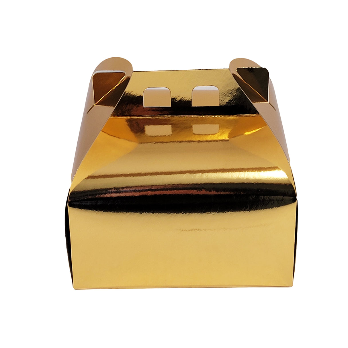 Cutie pentru tort, aurie, 20x20x12.5cm