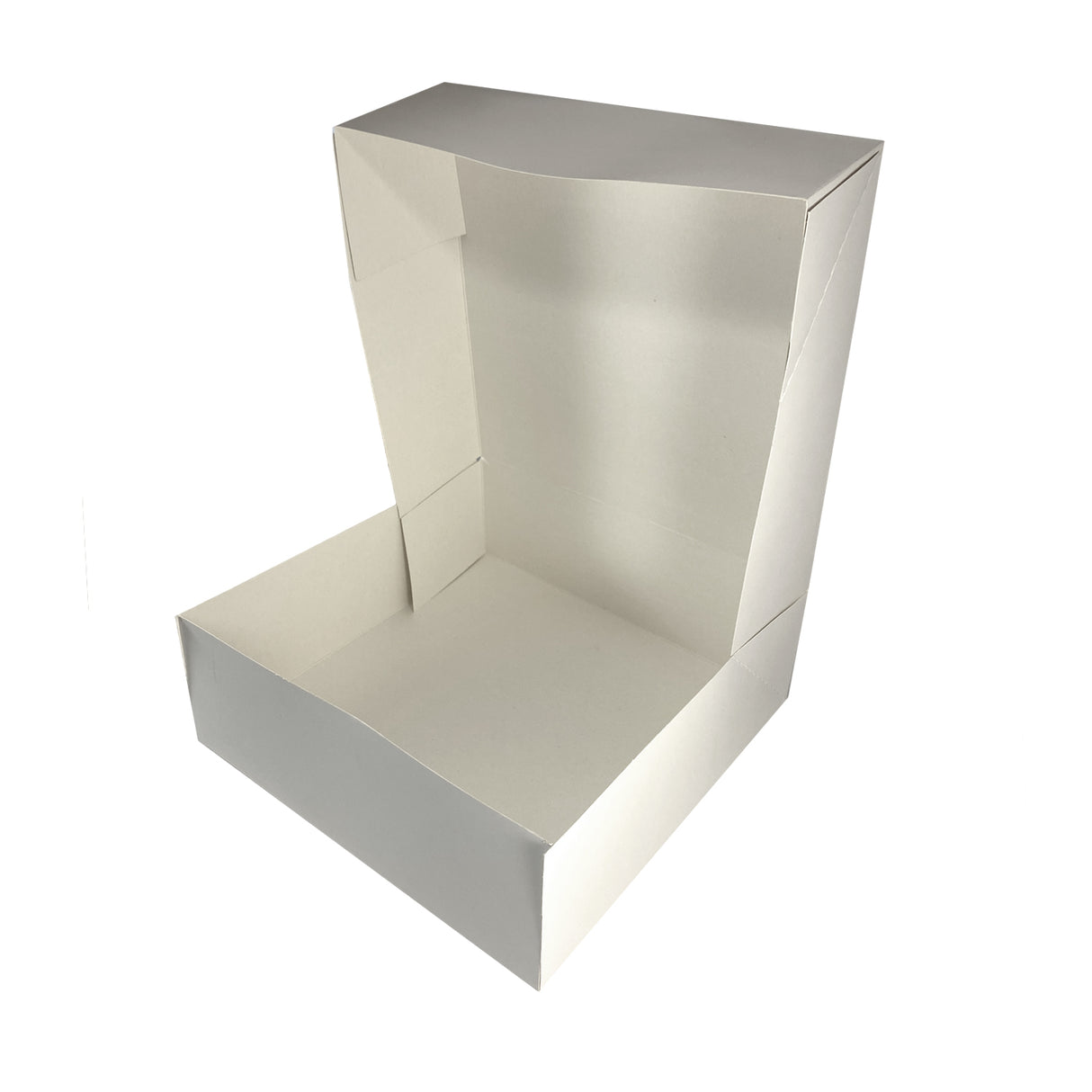 Cutie pentru prăjituri, BLANC, cu capac atașat, 29x29x10 cm