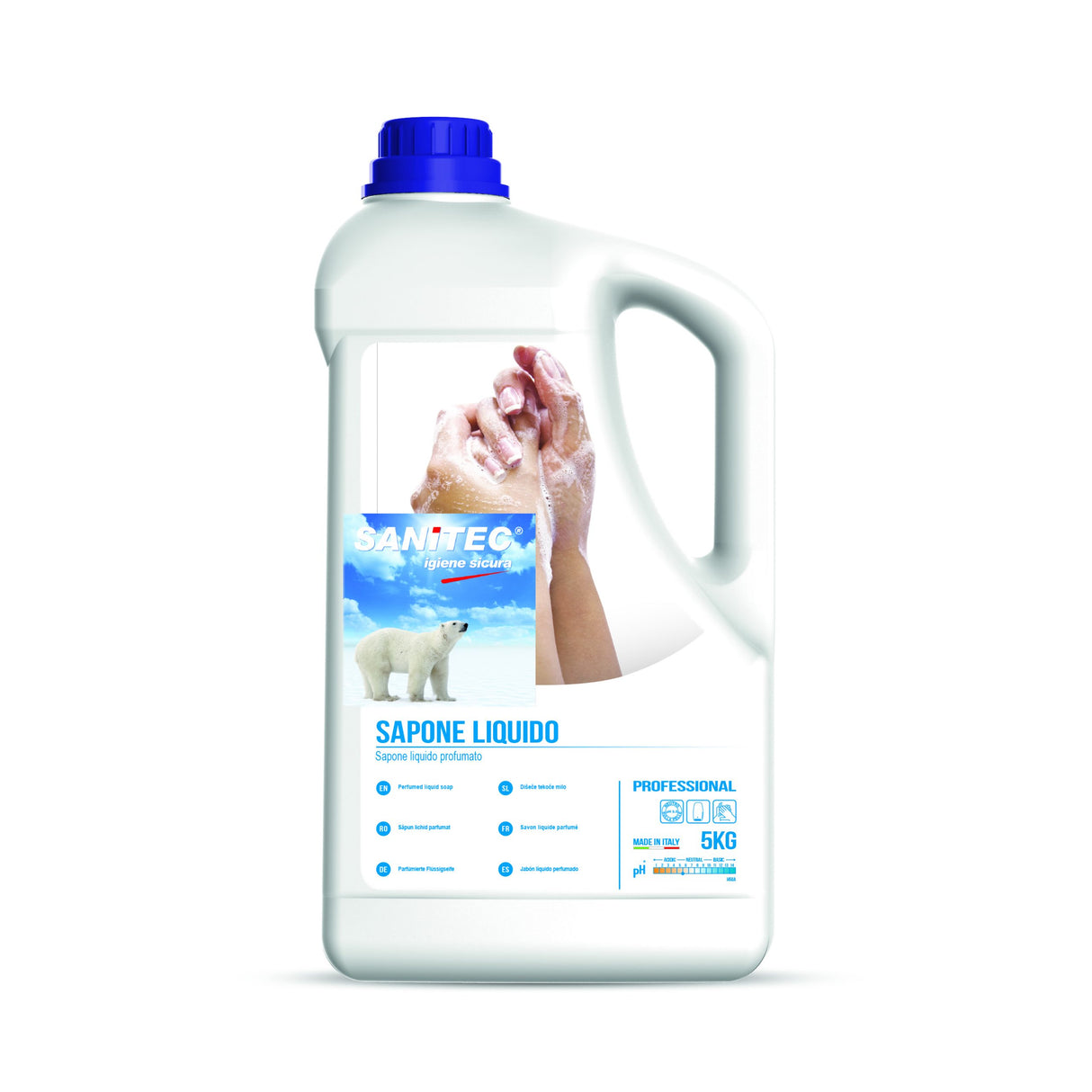 Săpun lichid igienizant parfumat, Sanitec Hand Wash, 5L