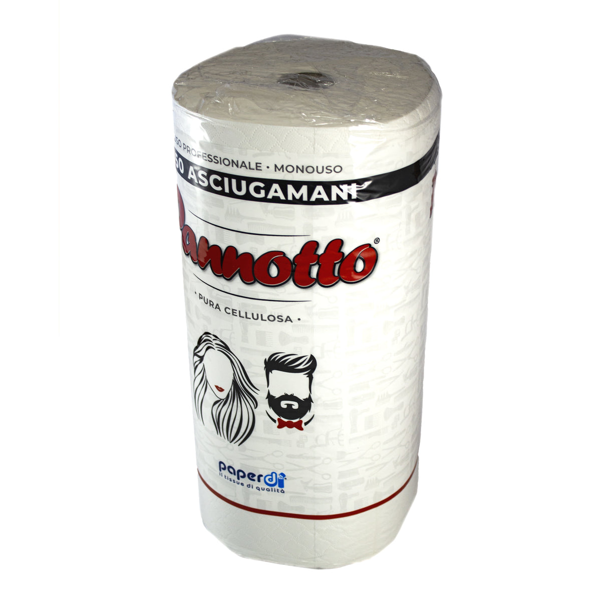 Rola prosoape absorbante pentru par, 150 foi, 100% Celuloza pura