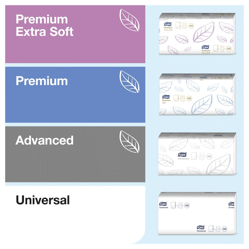 Tork Dozator de Prosoape pentru Mâini Xpress® Multifold din Oțel Inoxidabil H2