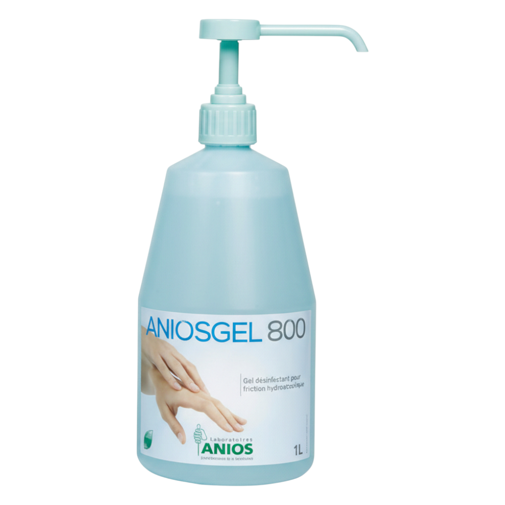 Aniosgel 800, 1000 ml, gel hidroalcoolic complet virucid pentru dezinfecția igienică și chirurgicală a mâinilor