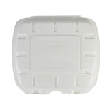Caserolă pentru catering, cu capac atașat, polipropilenă, 3 compartimente, 22x19 cm, (100 buc/set)