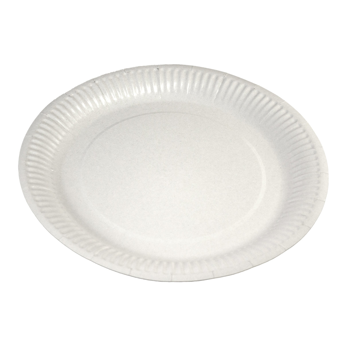 Farfurie din carton, alba, 23 cm, (12buc/set)