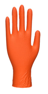 Manusi Ideall Grip, portocalii, unica folosinta, masura XL, (50buc/set)