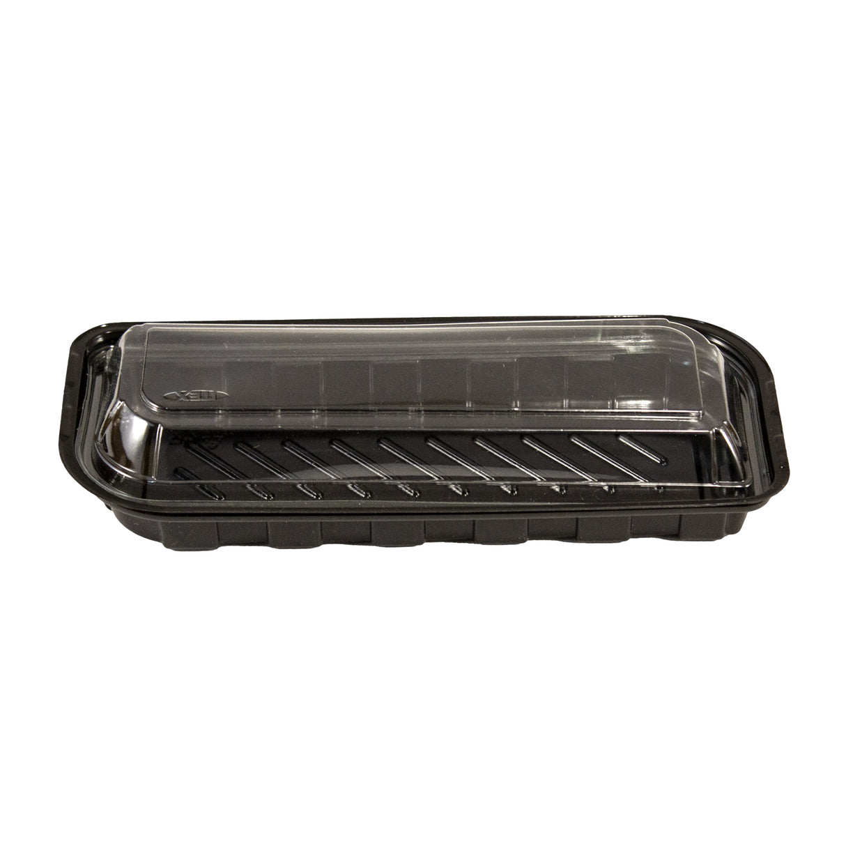 Caserolă cu capac transparent, negru, 500 cc, (50buc/set)