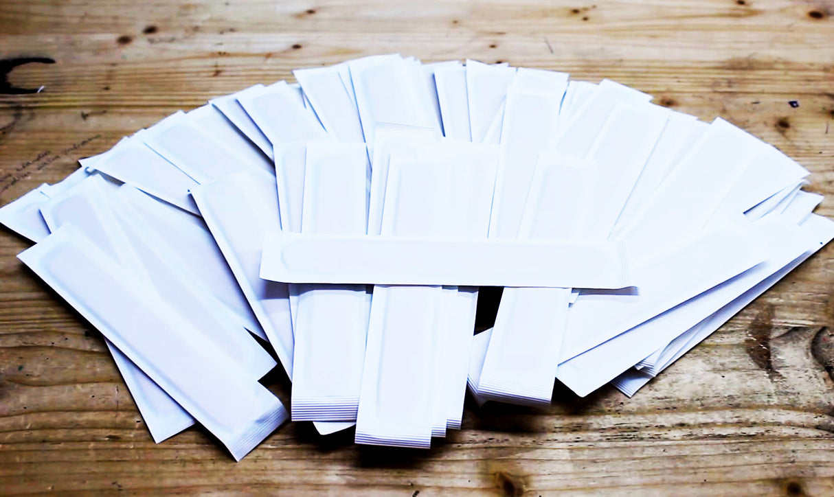 Spatule din lemn ambalate individual, sterile PRIMA  apasatoare de limba pentru examinare medicala sau betisoare pentru saloane de tatuaj, (100buc/set)