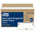 Tork Prosoape pentru Mâini Extra Soft Singlefold Alb H3