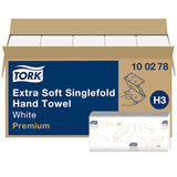 Tork Prosoape pentru Mâini Extra Soft Singlefold Alb H3
