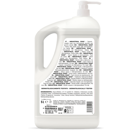 Săpun industrial pentru murdărie grea și unsori mecanice, Sanitec Lavamani Industria, 5L
