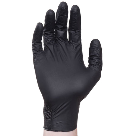 Manusi vinil medicale pentru examinare, nepudrate, negre, VINYLEX BLACK marimea M de unica folosinta, Mercator Medical, (100buc/set)