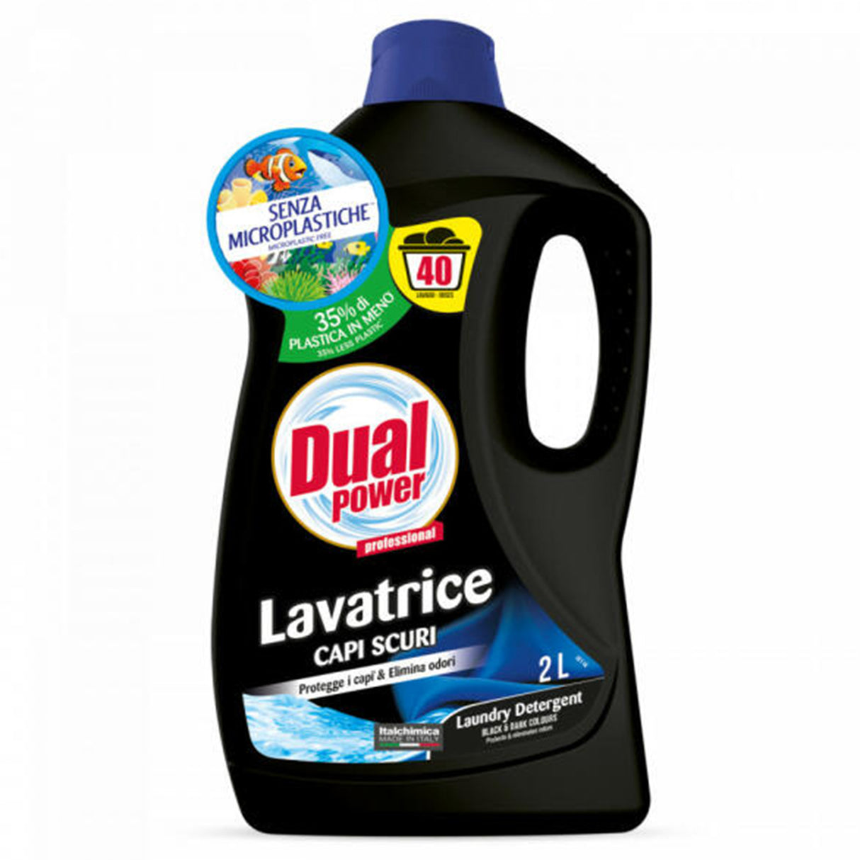 Detergent pentru rufe, Dual Power, 2 L