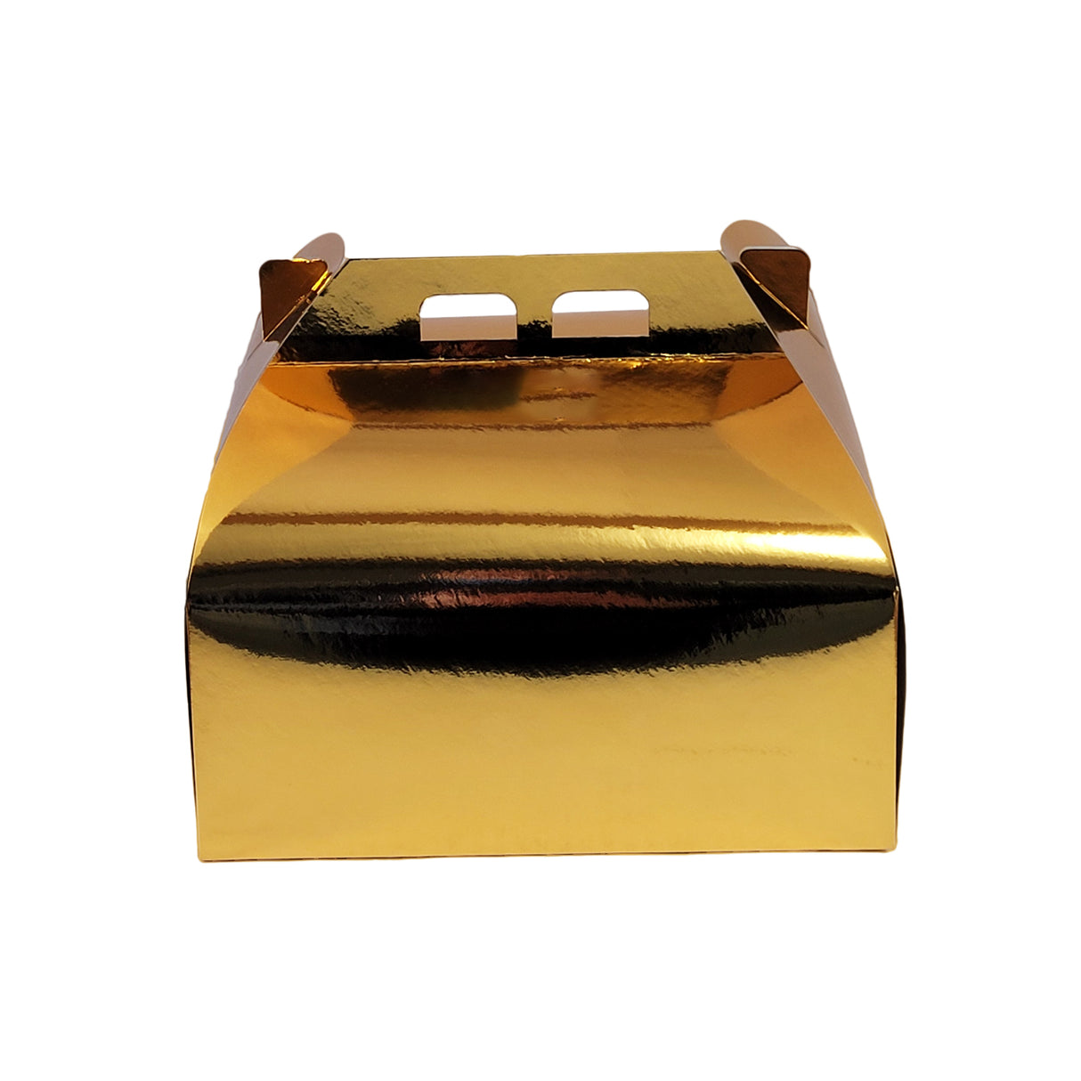 Cutie pentru tort, aurie, 27x27 cm