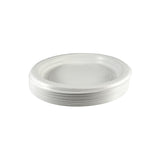 Farfurie din plastic (PP) de unica folosinta, alb, 21 cm, (50buc/set)