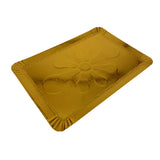 Tăviță pentru prăjituri, din carton, T8, auriu, 23x16 cm, (100buc/set)